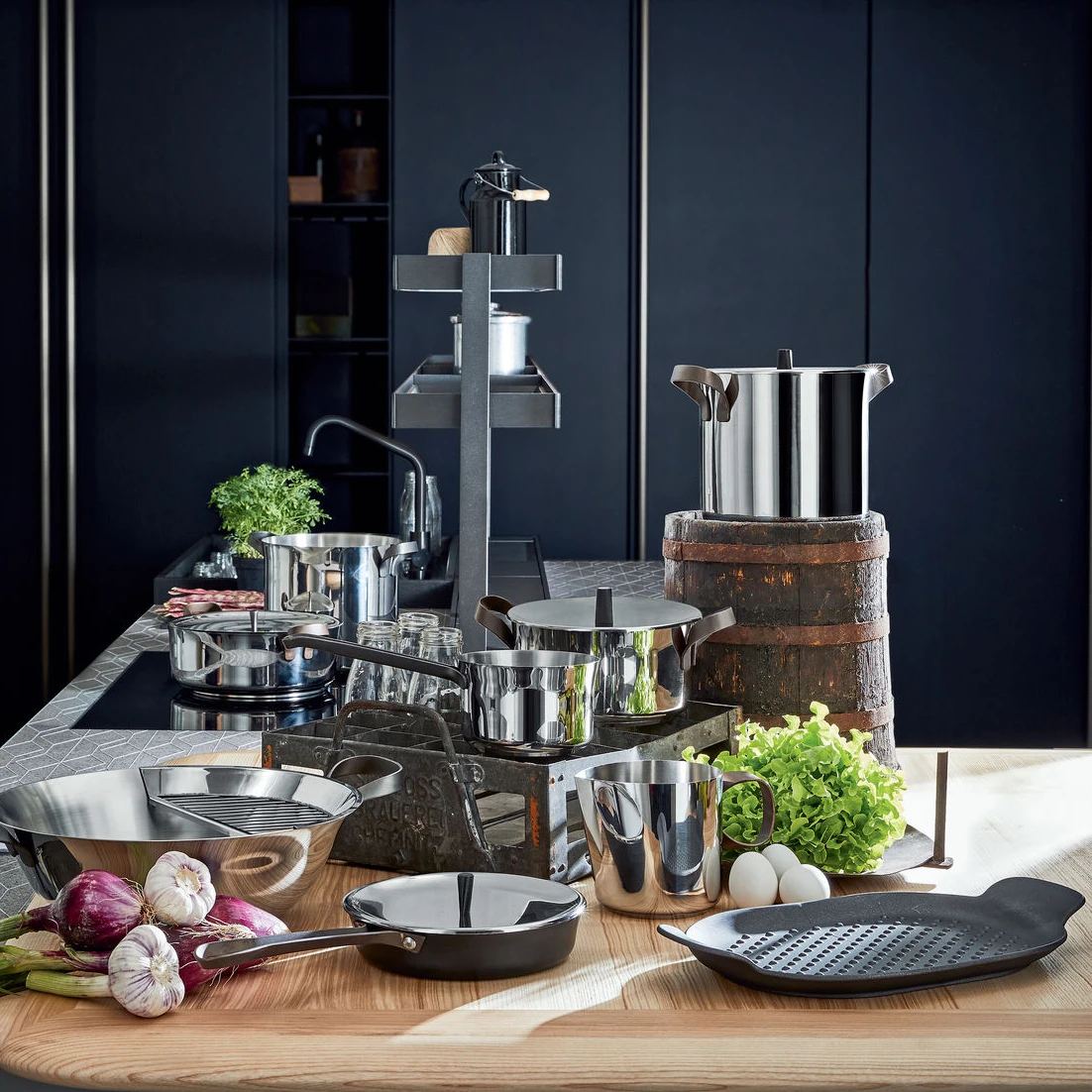 Alessi Edo Grillpan Gietijzer 4 Alessi Edo Grillpan Gietijzer - Afbeelding 2