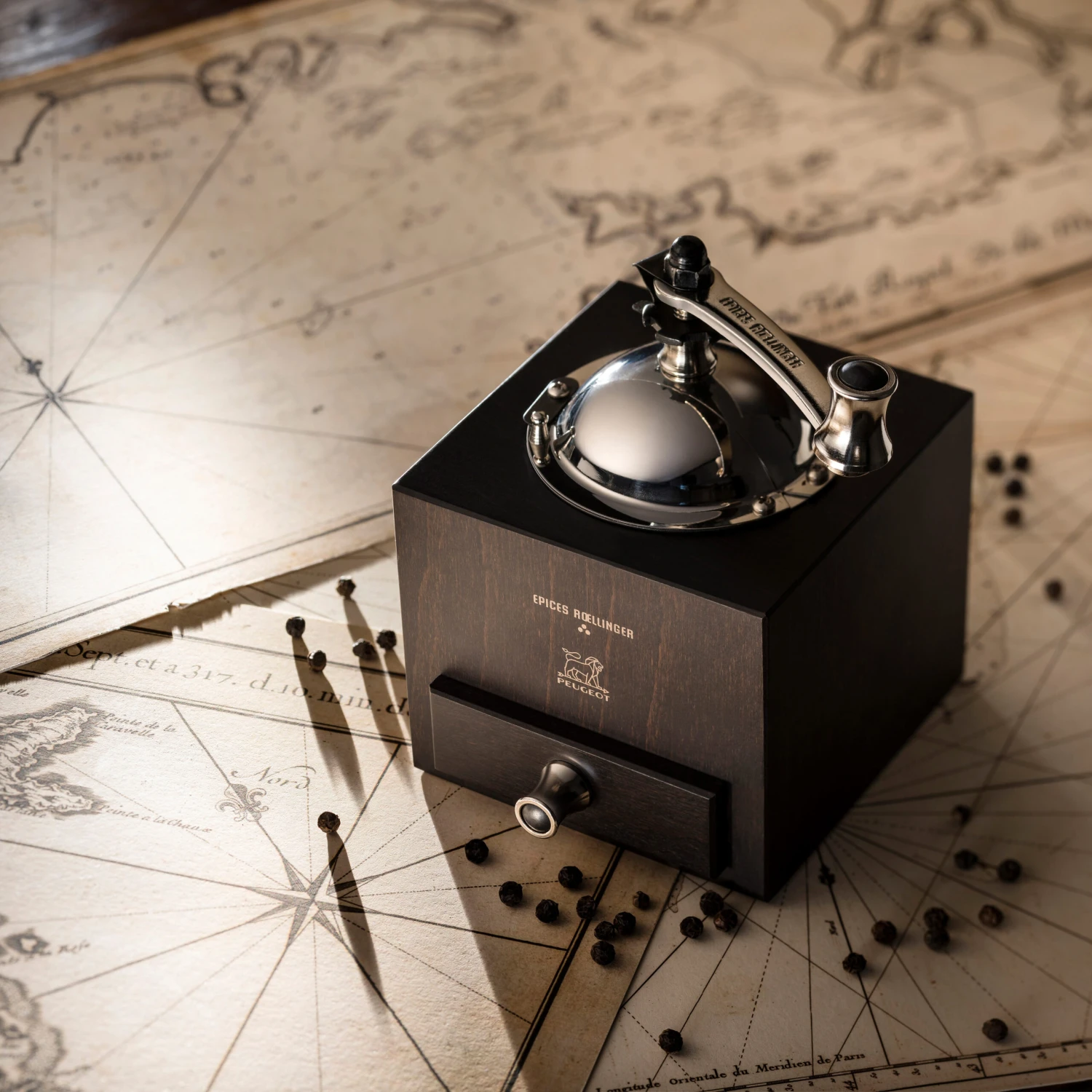 Peugeot Roellinger Handmatige Pepermolen 4 Peugeot Roellinger Handmatige Pepermolen - Afbeelding 2