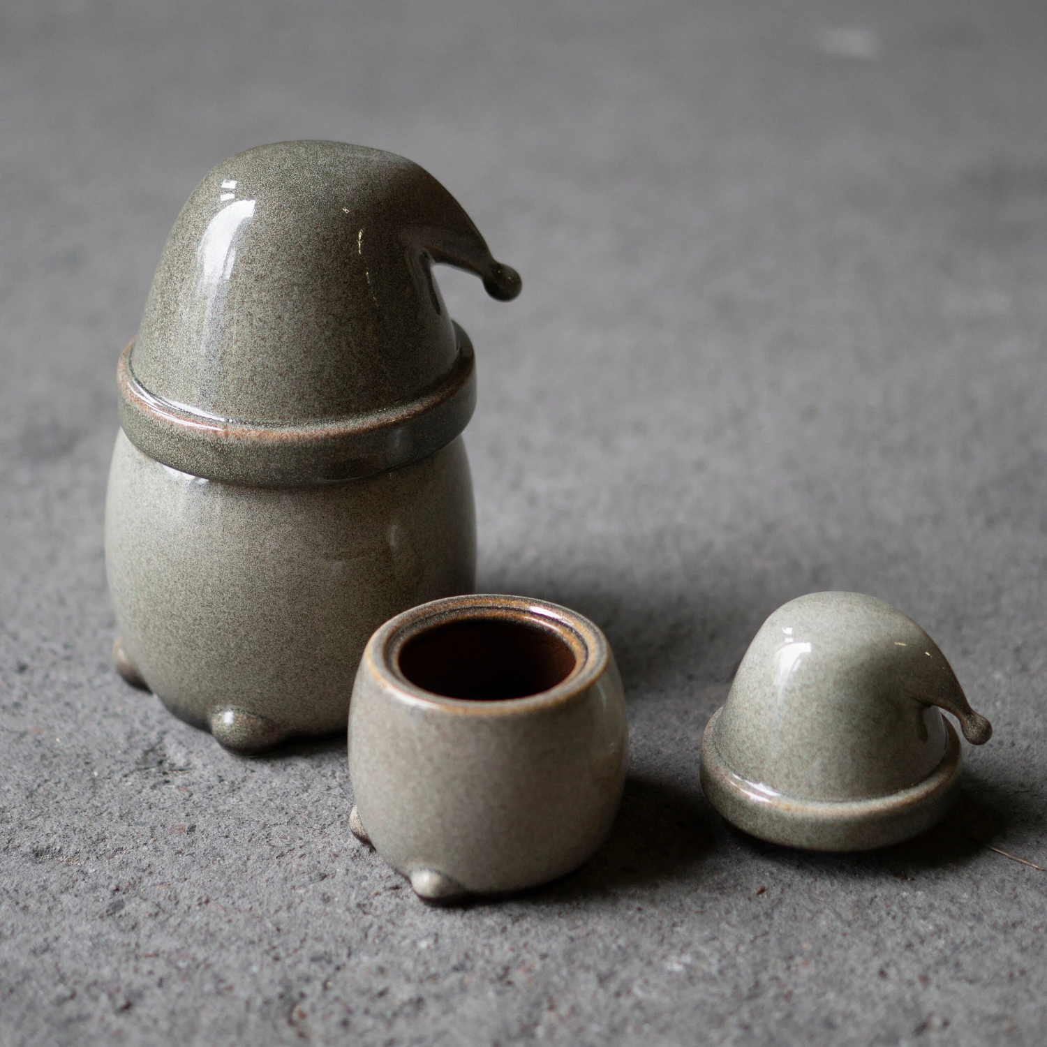 DBKD Eating Santa Kom Met Deksel Klein 4 DBKD Eating Santa Kom Met Deksel Klein - Afbeelding 2