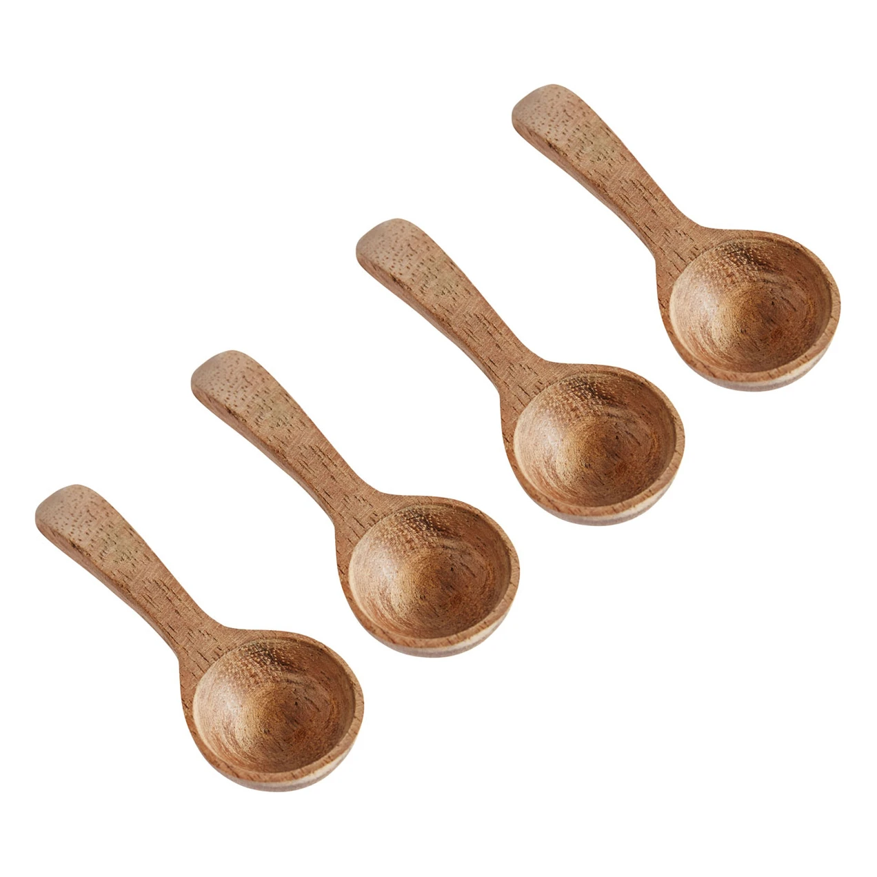 Muubs Teak Zoutlepel 4-pack 3 Muubs Teak Zoutlepel 4-pack