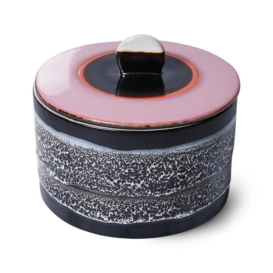 70's Cookie Jar Koektrommel Ø17 Cm 4 70's Cookie Jar Koektrommel Ø17 Cm - Afbeelding 2