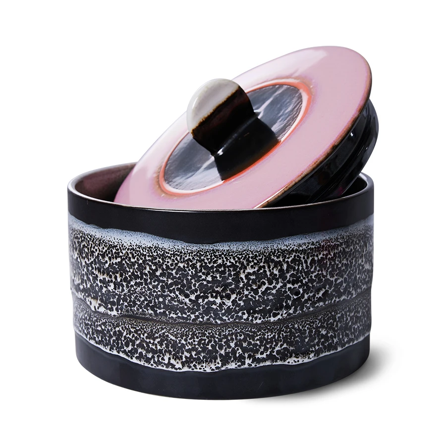 70's Cookie Jar Koektrommel Ø17 Cm 5 70's Cookie Jar Koektrommel Ø17 Cm - Afbeelding 3