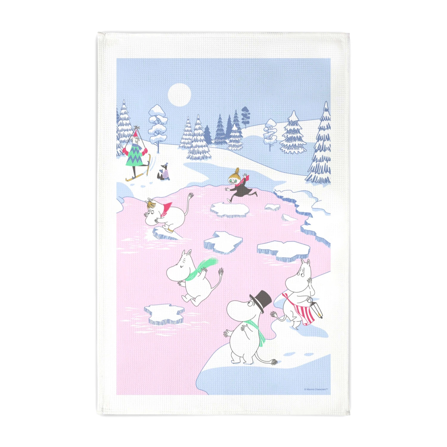 Moomin Keukenhanddoek Winter 2022 50x70 Cm 3 Moomin Keukenhanddoek Winter 2022 50x70 Cm