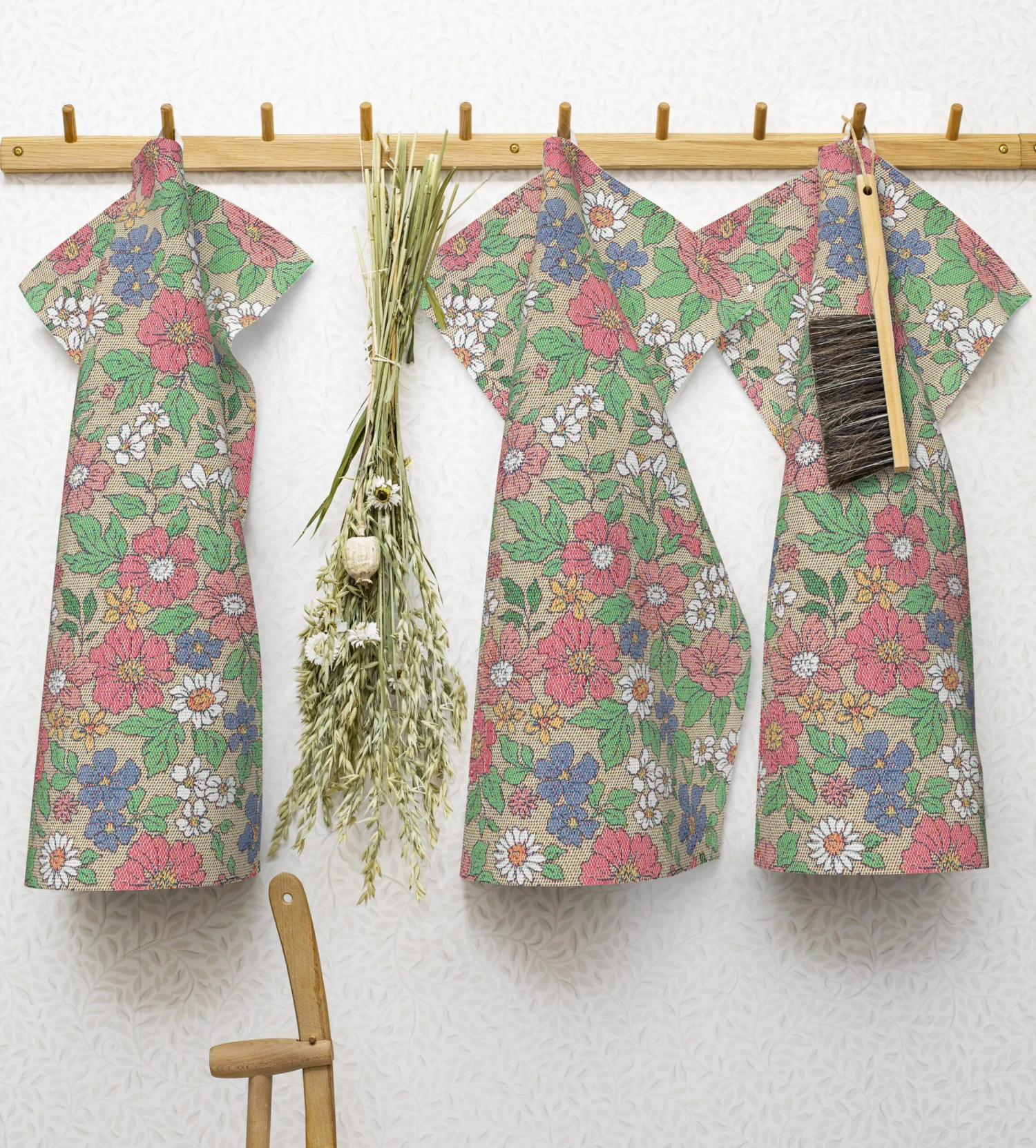 Blomsteräng Keukenhanddoek 4 Blomsteräng Keukenhanddoek - Afbeelding 2